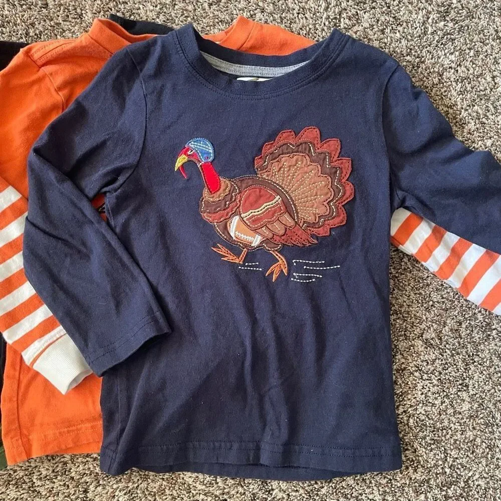 3T boys seasonal holiday tops